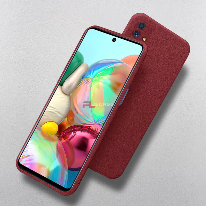 PlusCase cho Samsung Galaxy M51 Siêu mỏng Mềm Mờ Ốp lưng bằng đá sa thạch Bảo vệ Điện thoại Mặt sau Vỏ mỏng
