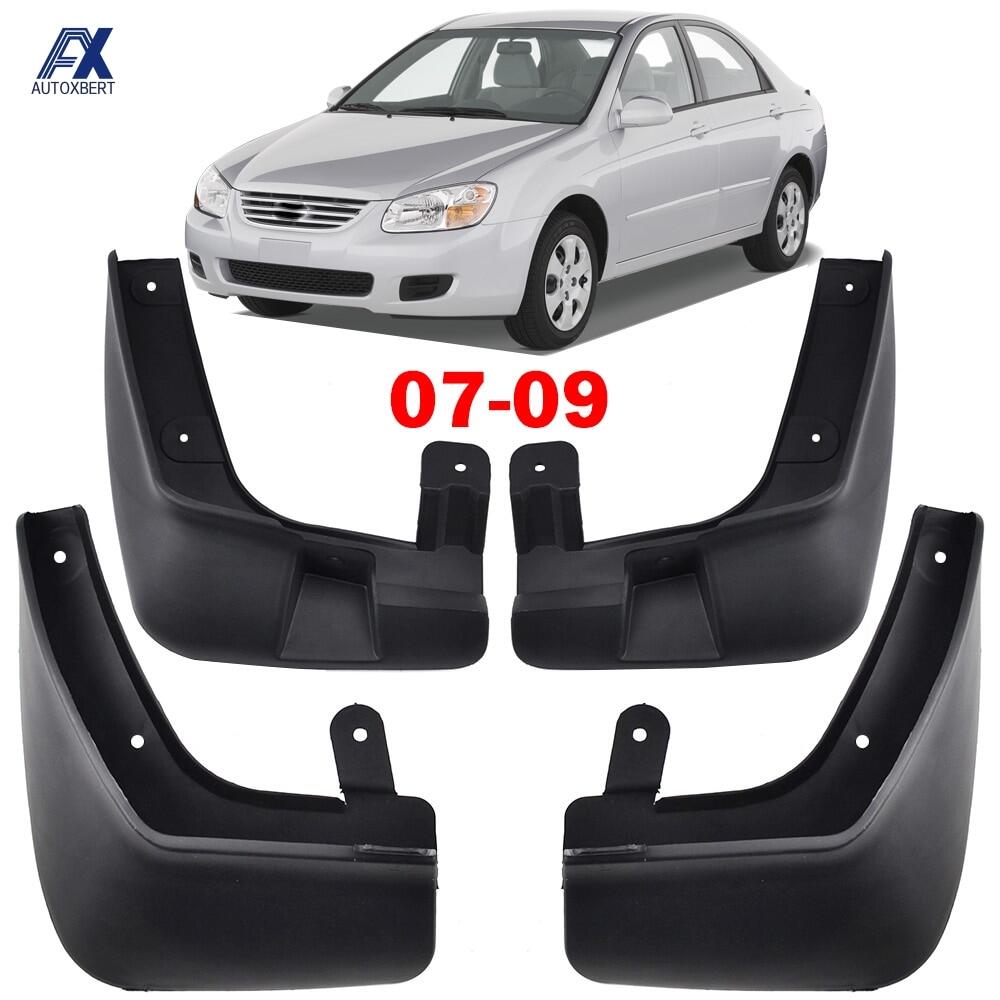 4x car moulding mud flap for kia ld cerato spectra sephia 4dr sedan 2007 2008 2009 mud flaps splash guards mudguards accessories