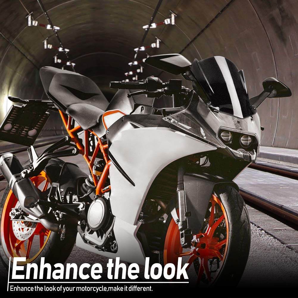 Allotmark Kính Chắn Gió Kính Chắn Gió Paraben, Dành Cho KTM RC 125 200 390 RC200 RC390 2014 2015 2016 2017 2018 2019 2020 2021 Phụ Kiện Xe Máy