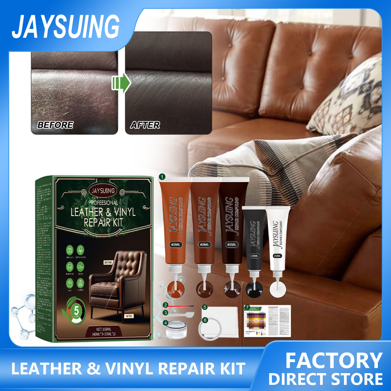 Brown Leather Leather Furniture Repair Shops Near Me Jaysuing