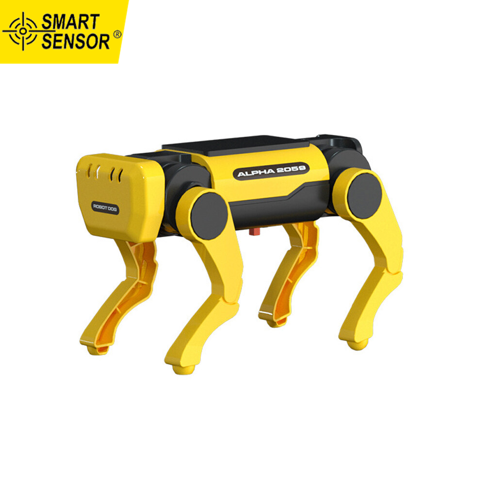 Smart Sensor Self-Install DIY Gadgets Technological Gizmos Intelligent Robot Dog Robot Cattle Toys Solar Powered Educational Toy Assembly Robotical Dog Cattle Kit Students Science Experiment Toy