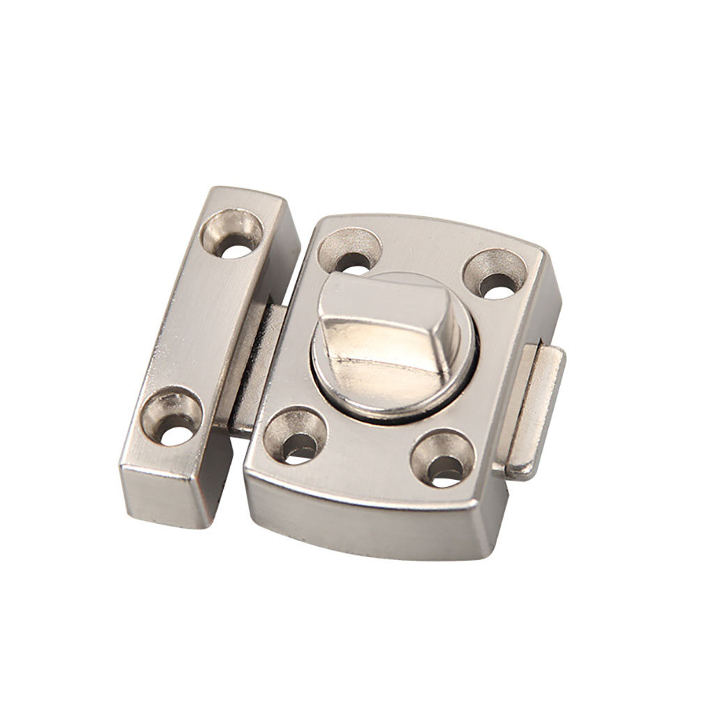 Rotate Bolt Latch, Zinc Alloy Thick Anti-theft Security Gate Latches Safety Door Slide Lock