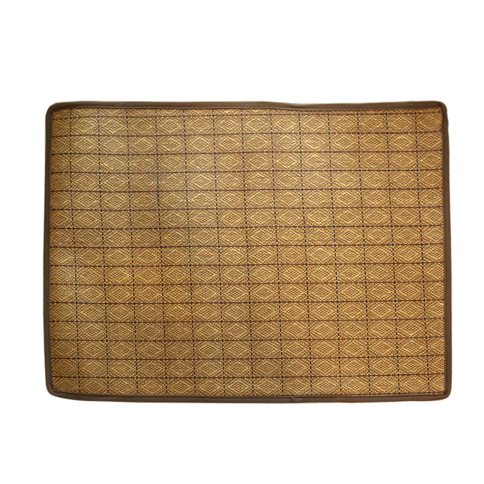Aixuexi Pet Cooling Mat Scratch-Resistant Rattan Weaving Breathable Comfortable Foldable Resting Seat Mat Summer Cat Small Dog Sofa Mat Pet Supplies Dog Sofa Pad