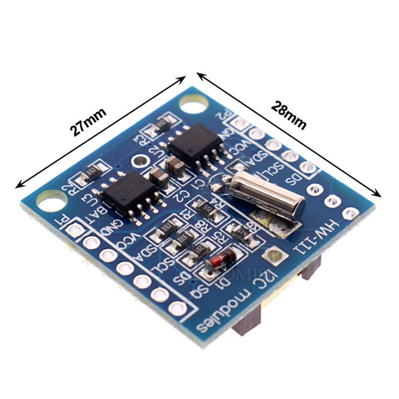 1PCS micro RTC I2C mô-đun 24c32 Bộ nhớ DS1307 Đồng hồ mô đun RTC không có pin