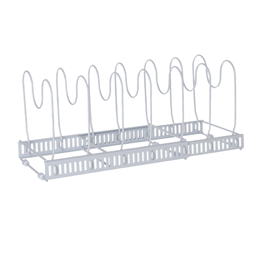 Expandable Pans Organizer Rack Pots And Pans Organizer With 7