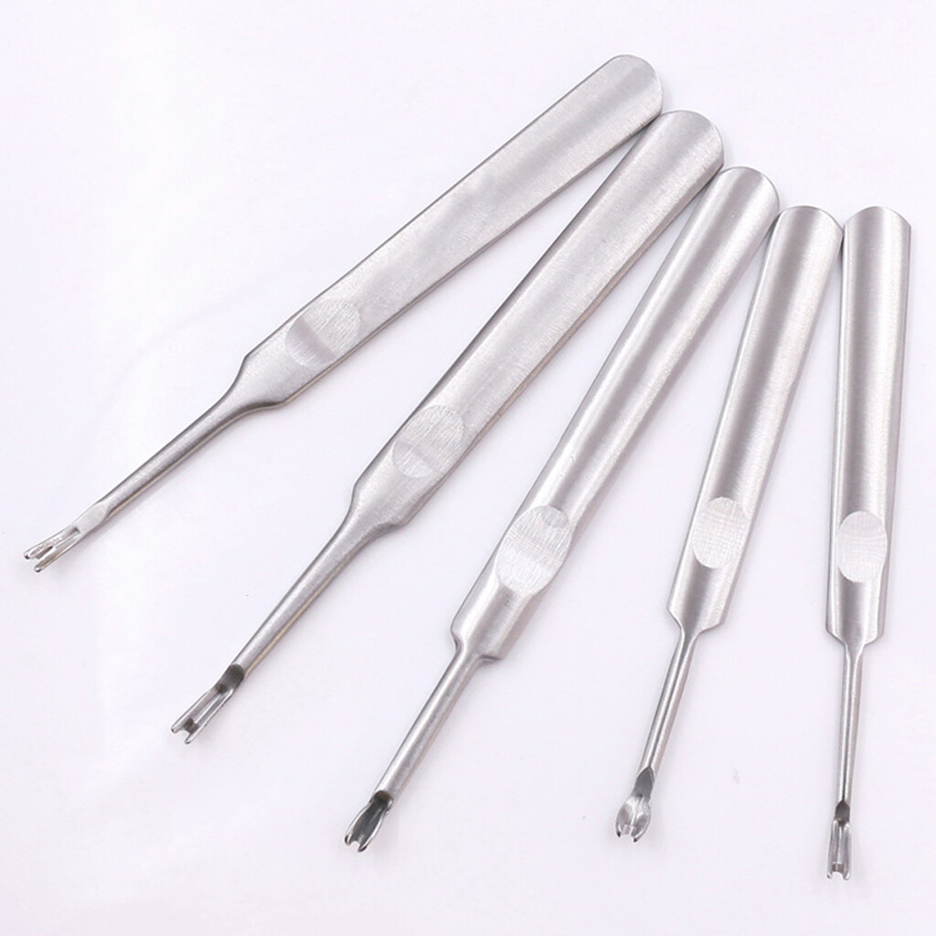 Dolity U V Shaped Stitching Groover Skiving Edge Beveler Leathercraft Leather Tool Kit