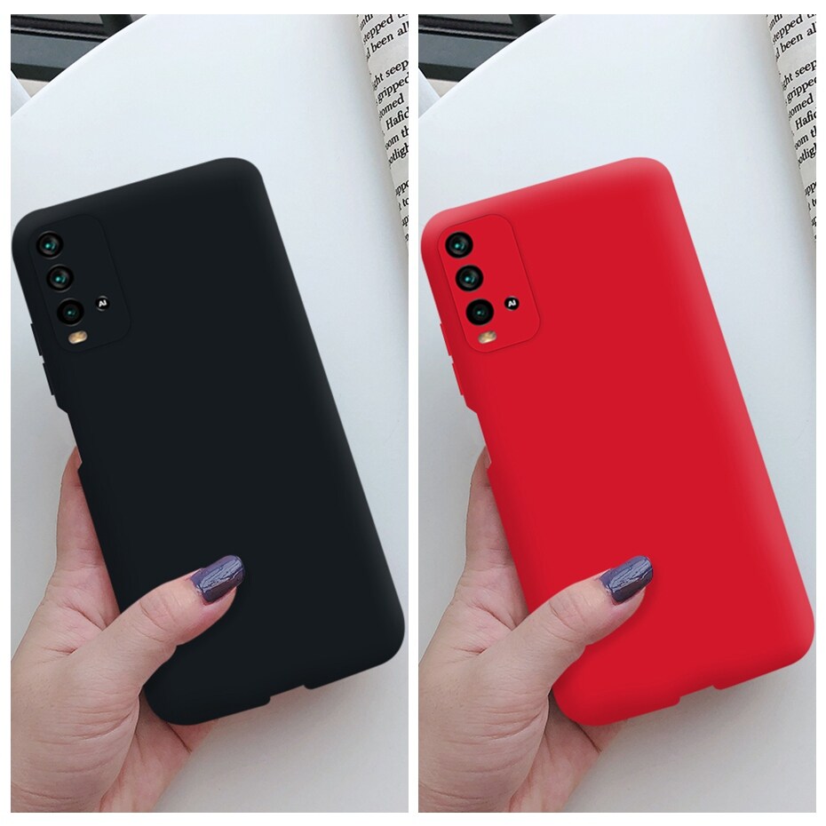 For Xiaomi Redmi 9T Candy Jelly Color Case Soft Silicone Matte Slim Thin Back Cover Phone Casing