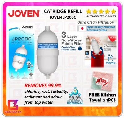 [FREE SHIPPING] *FREE Kitchen Towel* JOVEN JP200C Water Purifier (Catridge refill) for JP200 Water Filter