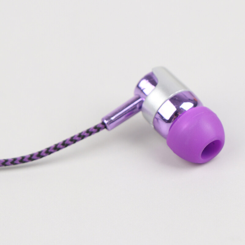 Panda Tai nghe 1Pc Stereo Earbuds Tai nghe có dây Cáp nylon dệt Tai nghe Tai nghe có Mic/Headphones 1Pc Stereo Earbuds Earphone Wired Nylon Weave Cable Earphone Headset With Mic