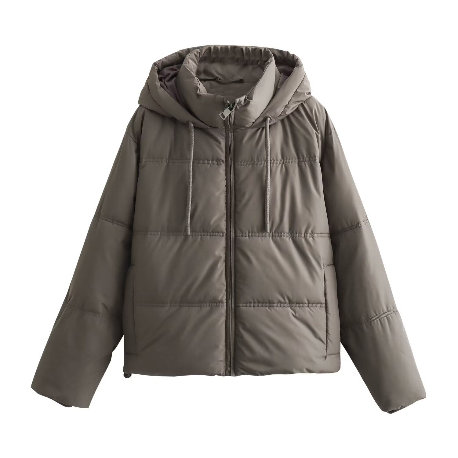 Willshela Women Fashion Winter Warm Padded Jacket with Hat Female Chic Lady Casual Puffer Outwear