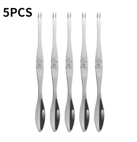 Eating Crab Tool Stainless Steel Crab Clamp Crab Claw Crab Needle Crab Spoon Hairy Crab Clamp Shrimp Clamp Seafood Tool Set Gift