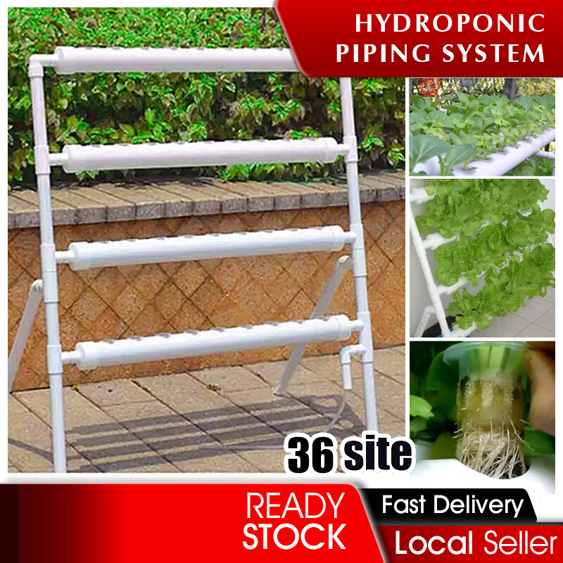 z2i 🛒 Hydroponic Set / Hidroponik Set 36 Holes Ladder Four Tier - DIY ...