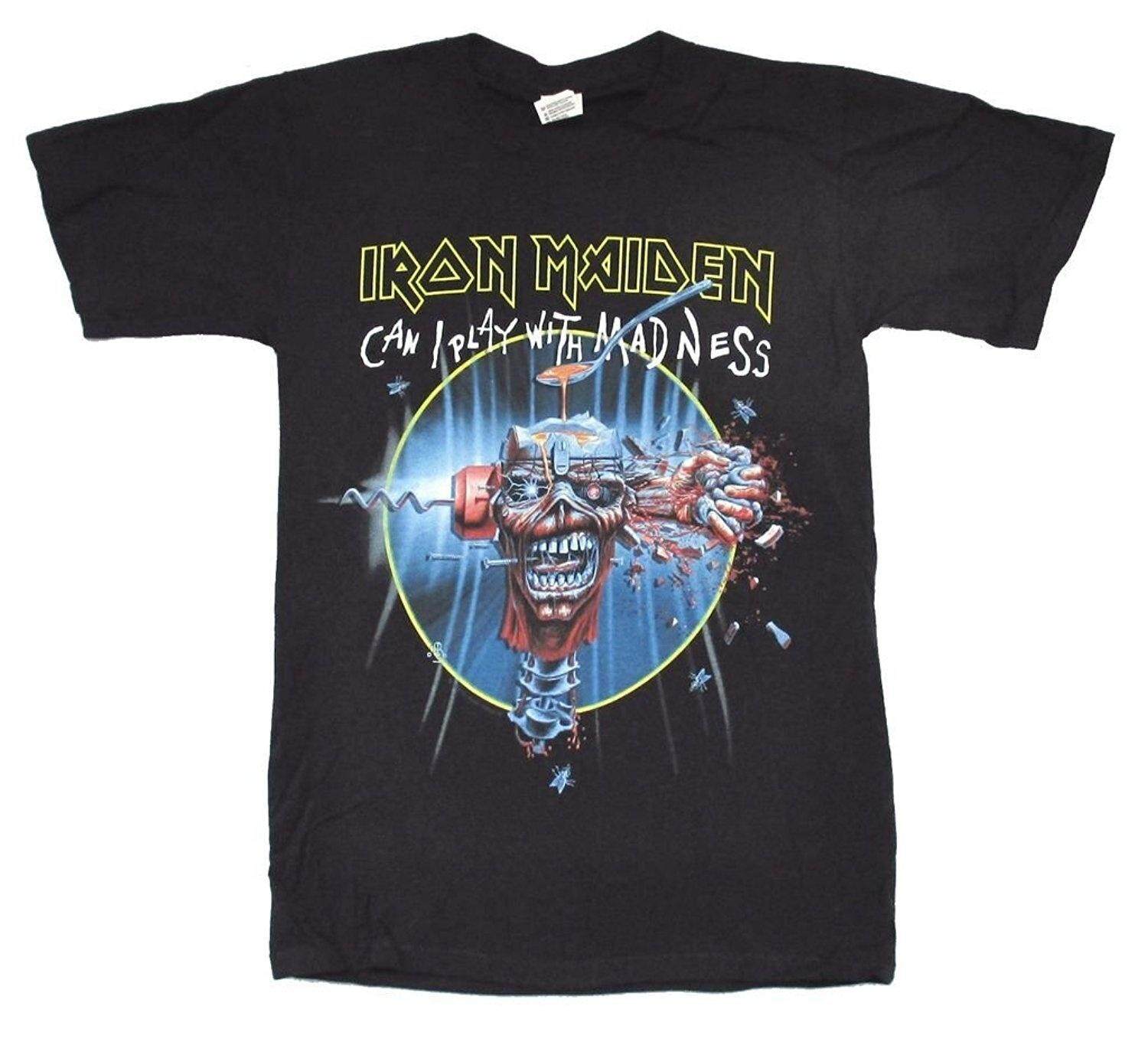 iron maiden can i play with madness t shirt