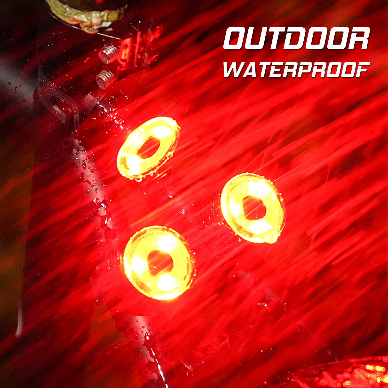 Bike Light Bicycle Headlight Tail Light Waterproof Cycling Handlebar Light Front Light Rear Bright Light