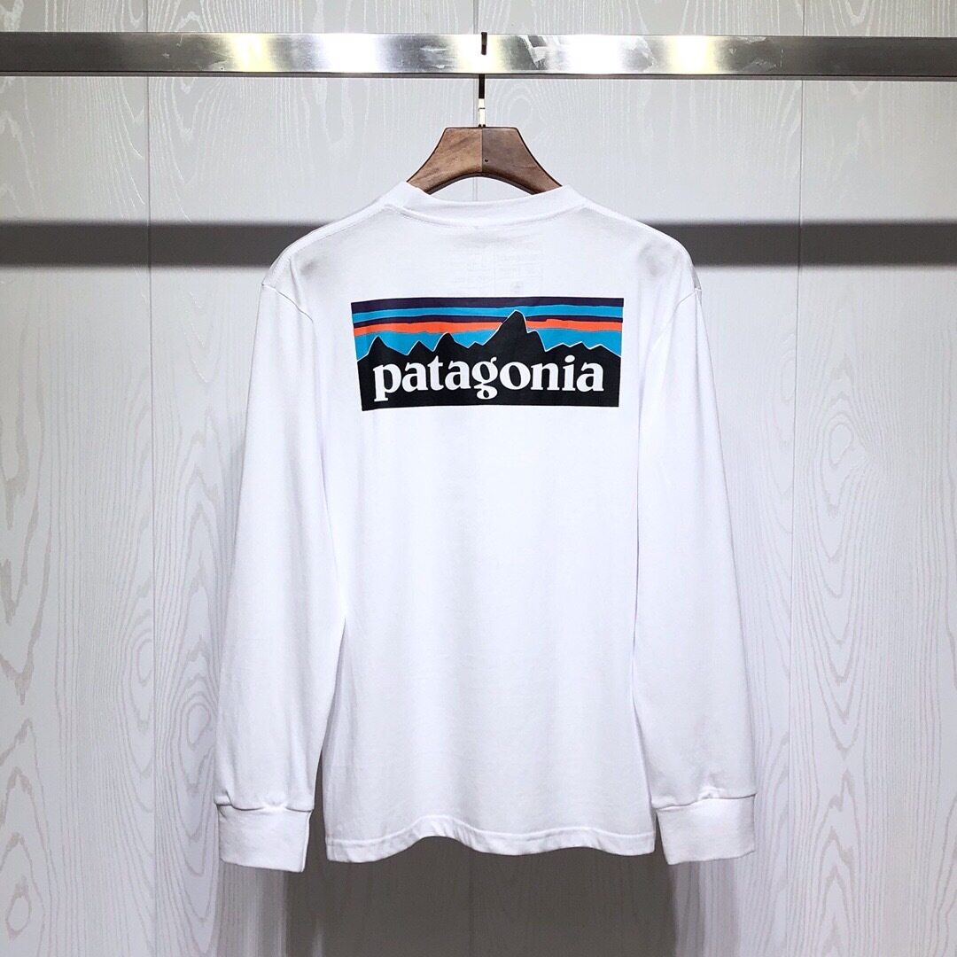 BEAMS X Patagonia Balta P-6 Mountain Print 100 Long-sleeved T Shirt