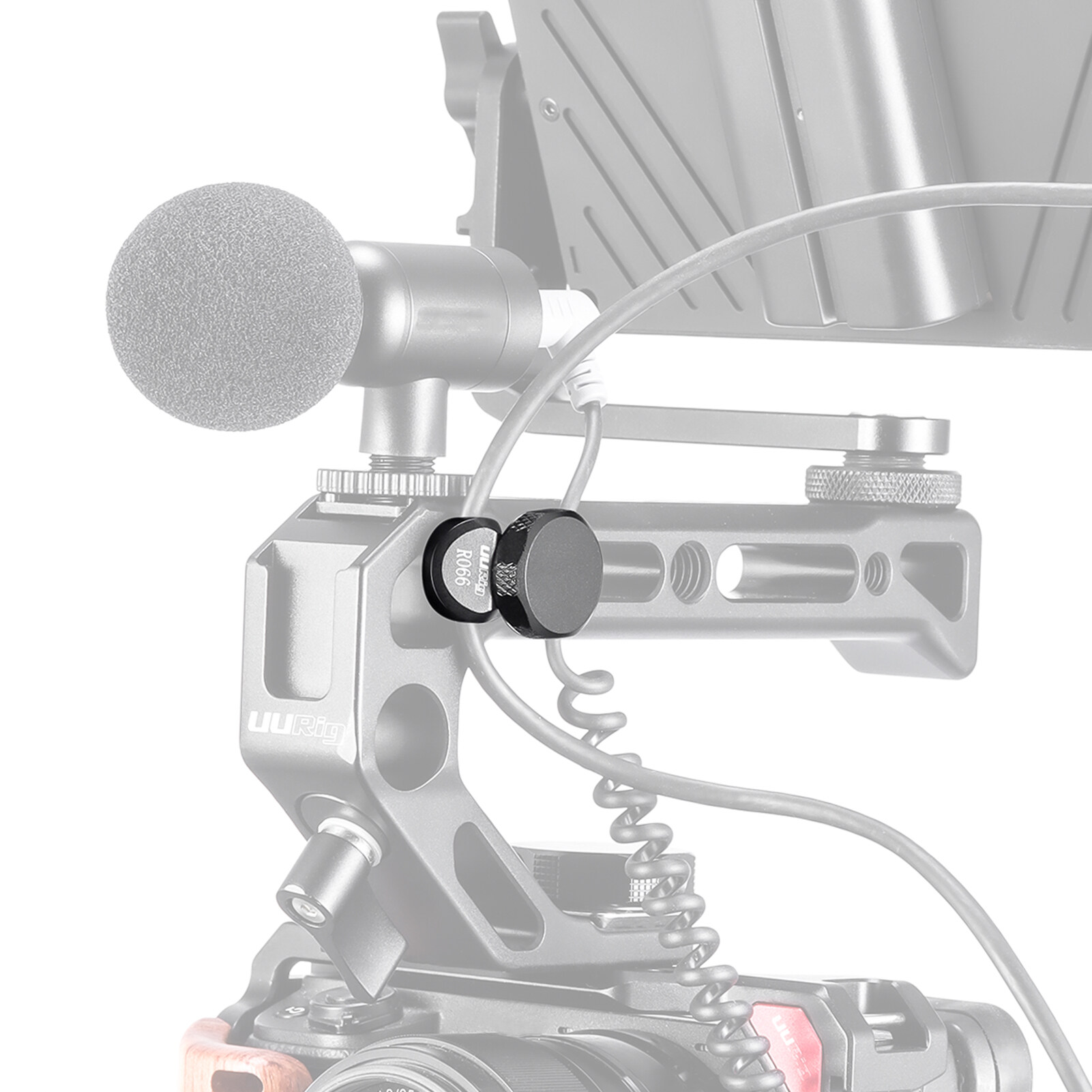 UURig R066 Universal 1/4 Inch Screw Microphone Cable Holder Lock Metal