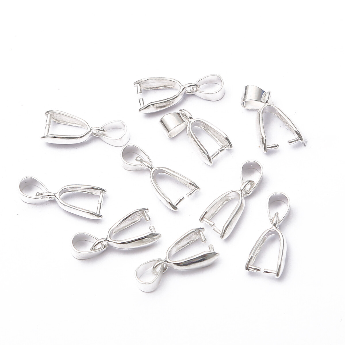 10pcs Pendant Clip Clasps Melon Buckle Pendant Connector Copper Charm Bail Beads Jewelry Findings DIY Jewelry Component