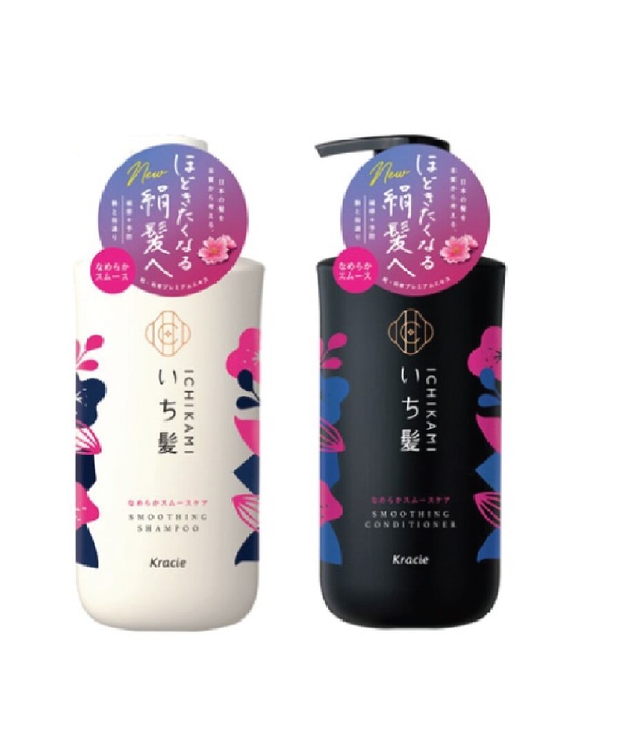 Kracie ICHIKAMI Shampoo & Conditioner [SET or Refill Pack] Smoothing