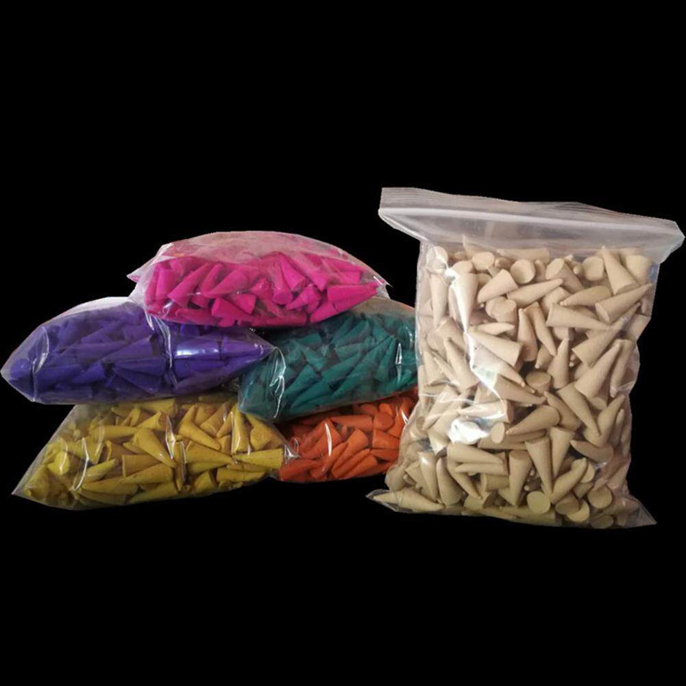 100Pcs Office Natural Mixed Scents Incense Cones Backflow Fragrant Fresh Air