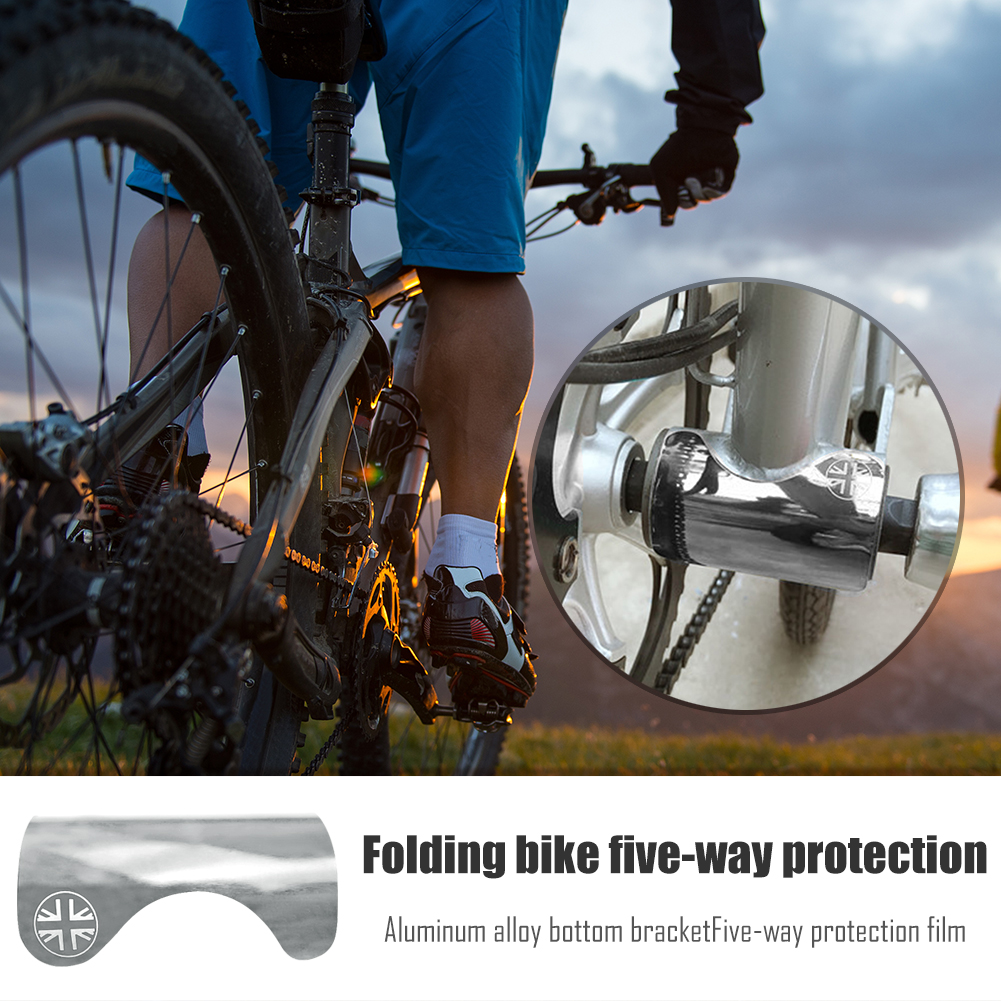 Nhãn Dán Đáy Carbon Cho Xe Đạp Gấp Brompton BB Pad Bảo Vệ