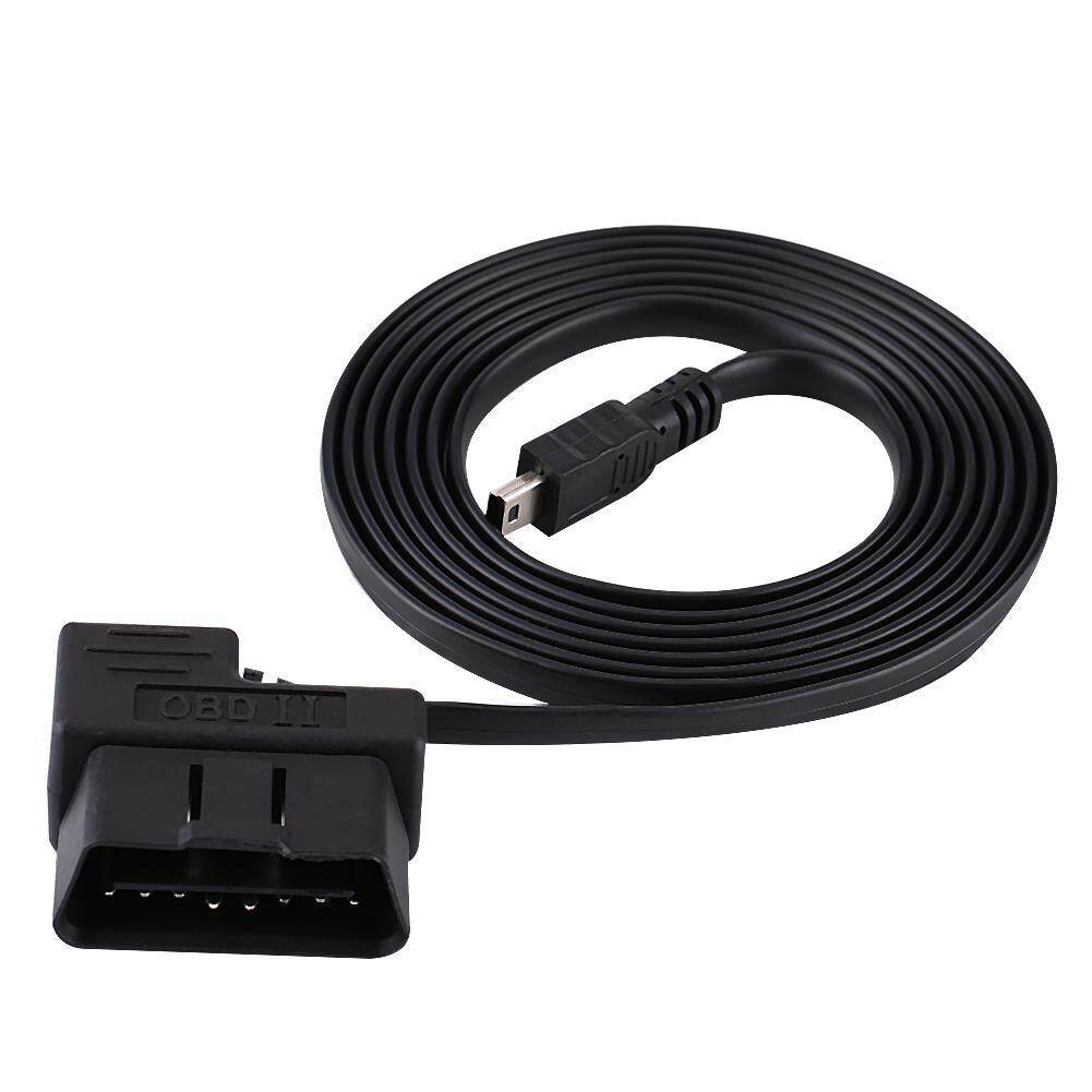180cm Car OBD-II OBD2 EOBD 16pin Diagnostic Extension Adapter to Mini USB Cable