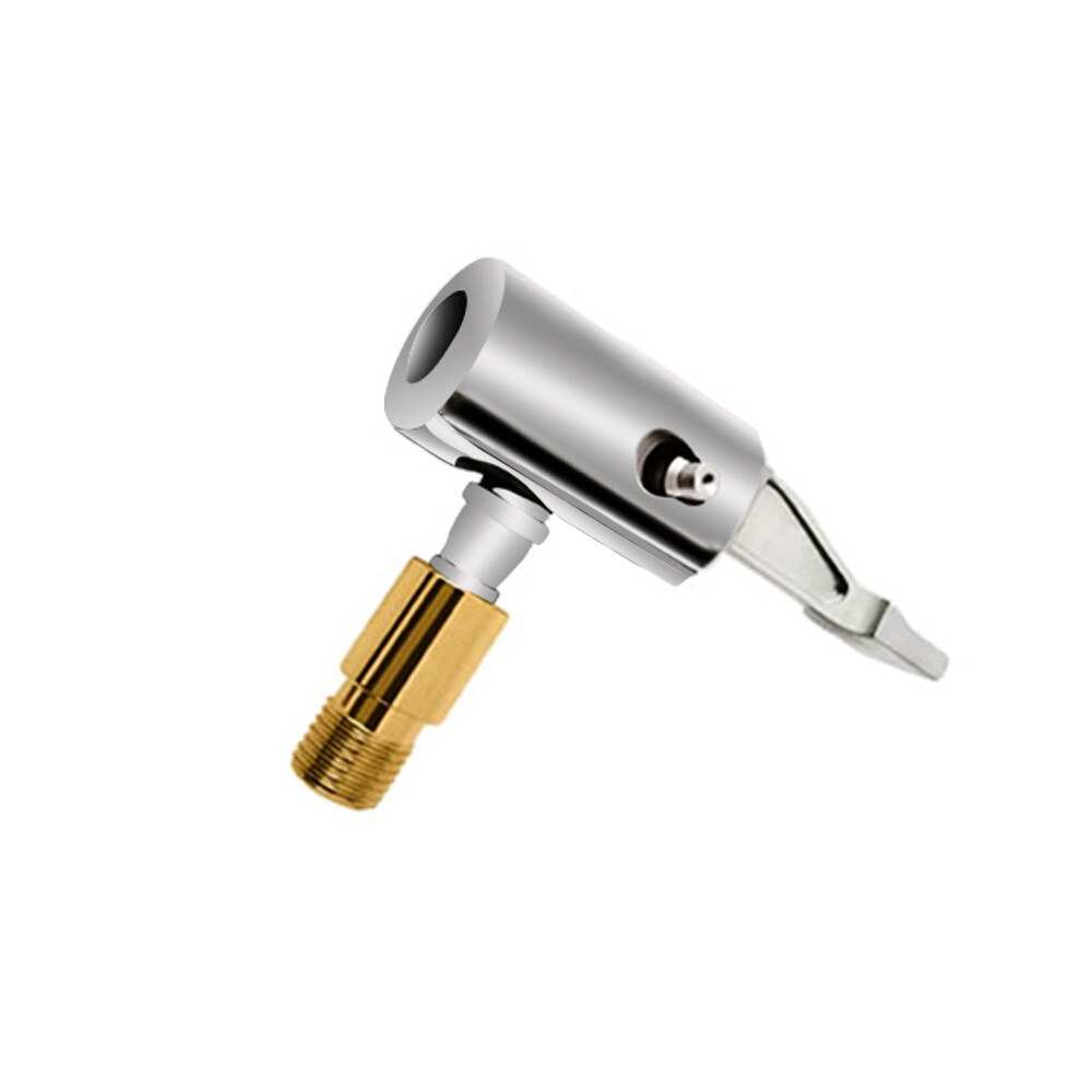 Multifunctional Car Tire Valve Air Pump Connector Portable Car Tire Nozzle Clamp Inflatable Pump Connector Tyre Air Chuck Compressor Hose Repair Valve Adapter Clip