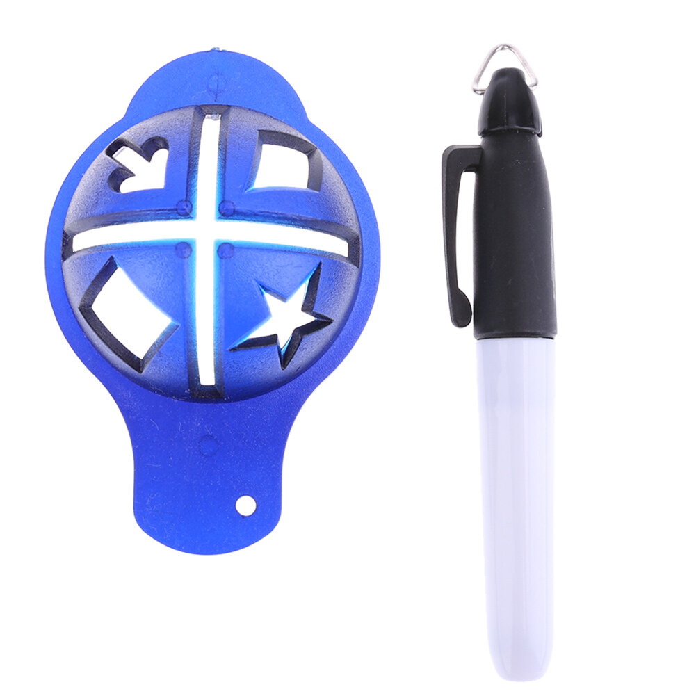 (Có Sẵn) Bút Đánh Dấu Bóng Golf Bút Đánh Dấu Bóng Golf Mực Khô Nhanh Hoa Văn Ngẫu Nhiên