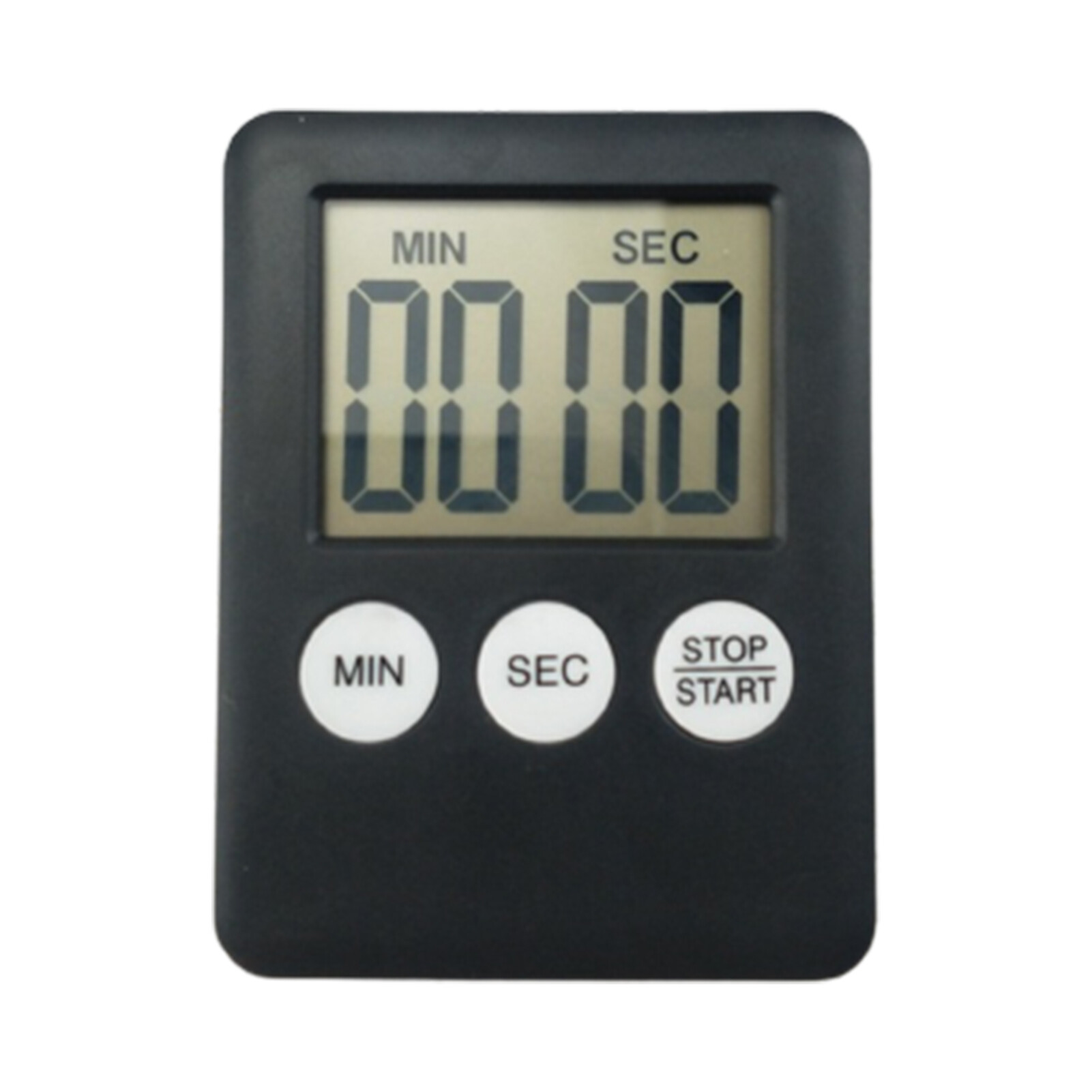 Farfi Great Electric Timer LCD Display Screen Fine Workmanship Portable Timer Reminder Study Alarm Clock for Office