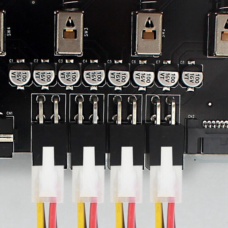 Hard Disk Selector Controller Hard Drive Power Switch Module for Desktop Computer Support 2.5/3.5 Inch SATA HDD