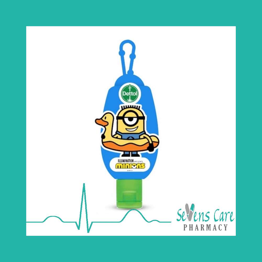 Dettol Original Instant Hand Sanitizer Bag Tag 50ml Float/Bubble