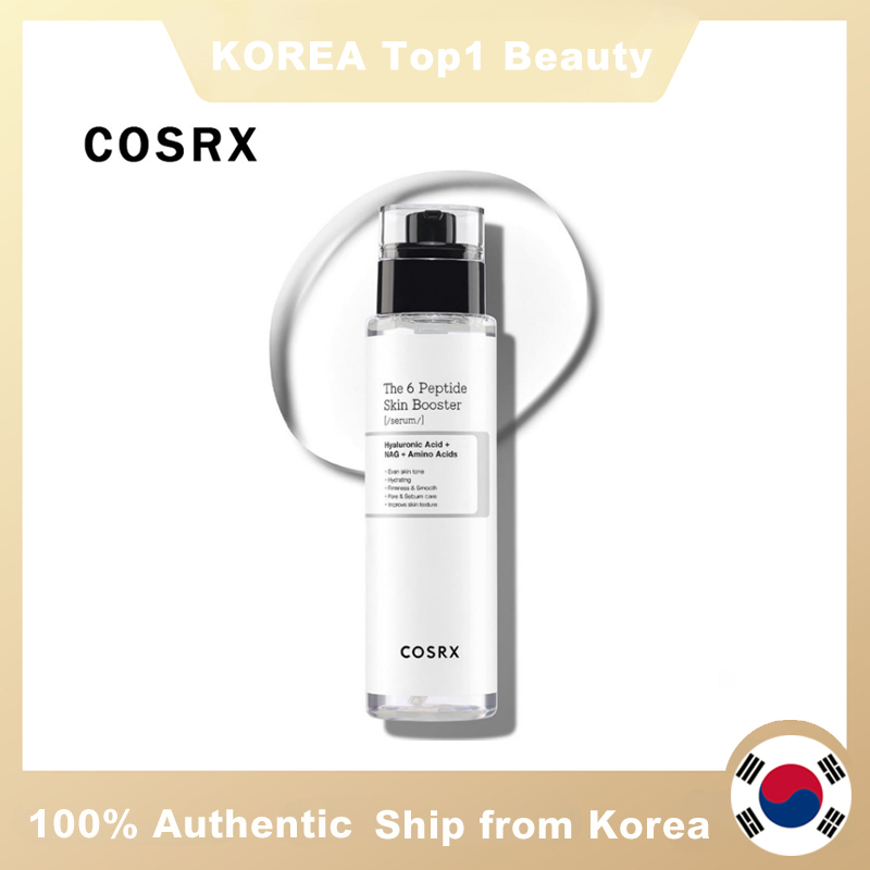 COSRX The 6 Peptide Skin Booster Serum 150ml Skin Flooding, Smooth Fine Lines & Firmness, Collagen Boosting & Plumping