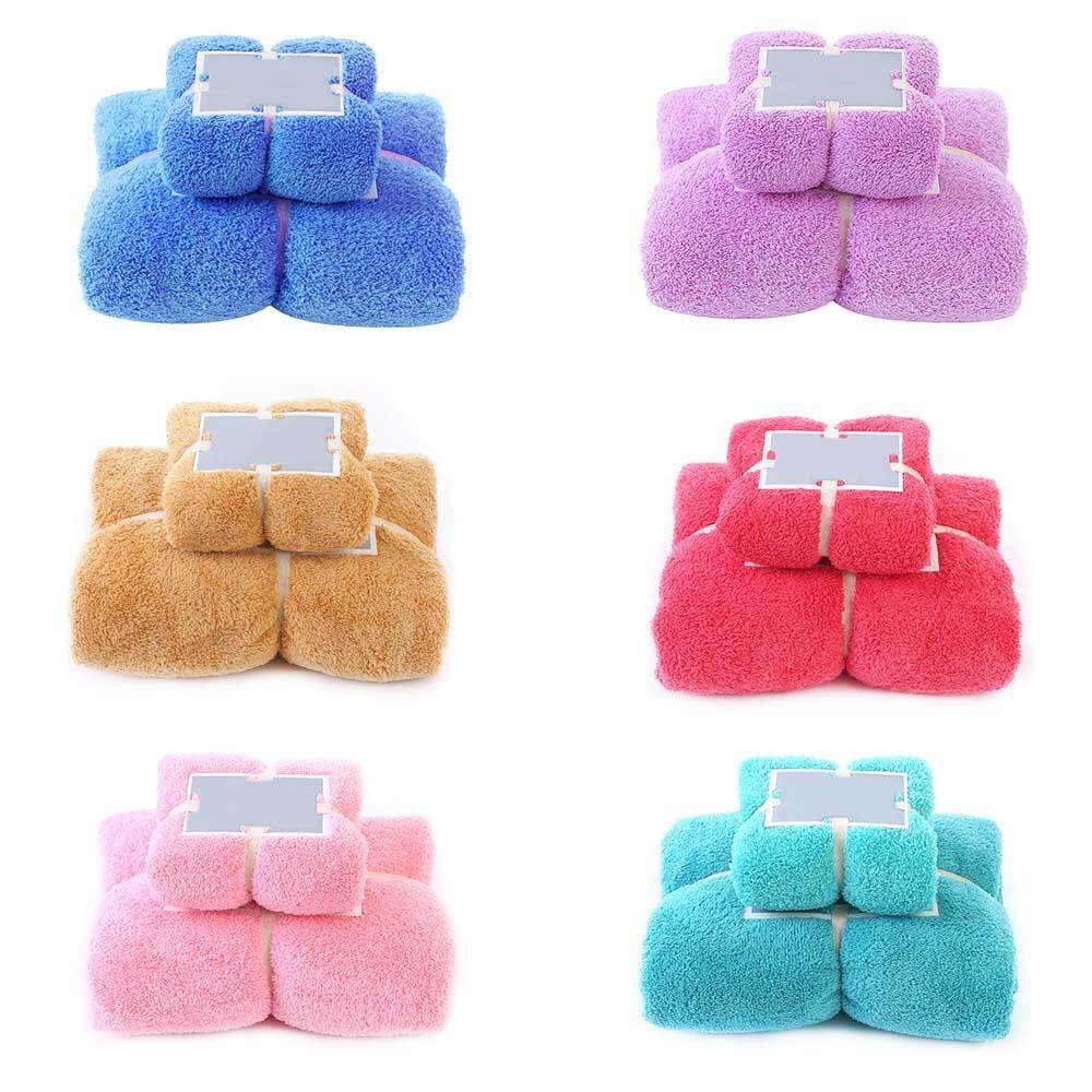 Newkits 2 cái/1 bộ Khăn Tắm Thời Trang Lớn Thấm Hút Microfiber Khô Bãi Biển Bơi Thể Thao Tắm Bộ