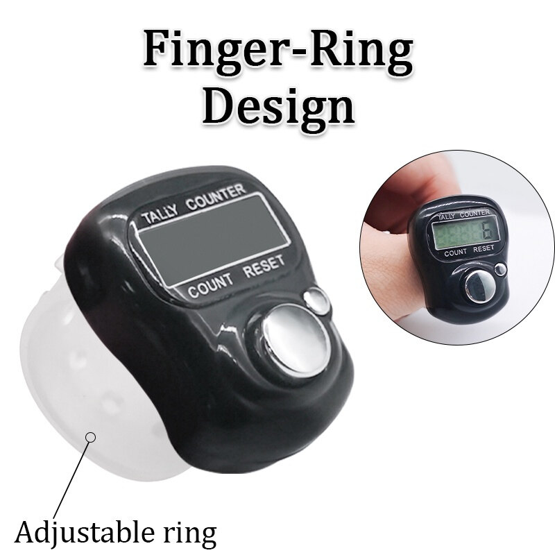 Electronic Digital Ring Counter Eid Handheld Counter EID Mini Dot Marker Counter LCD Random Color