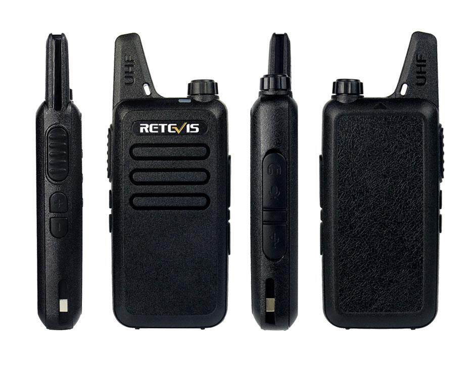 Retevis H-777 Walkie Talkie UHF 400-470 MHz 16CH 1000mAh 2-Way Radio+Speaker Mic