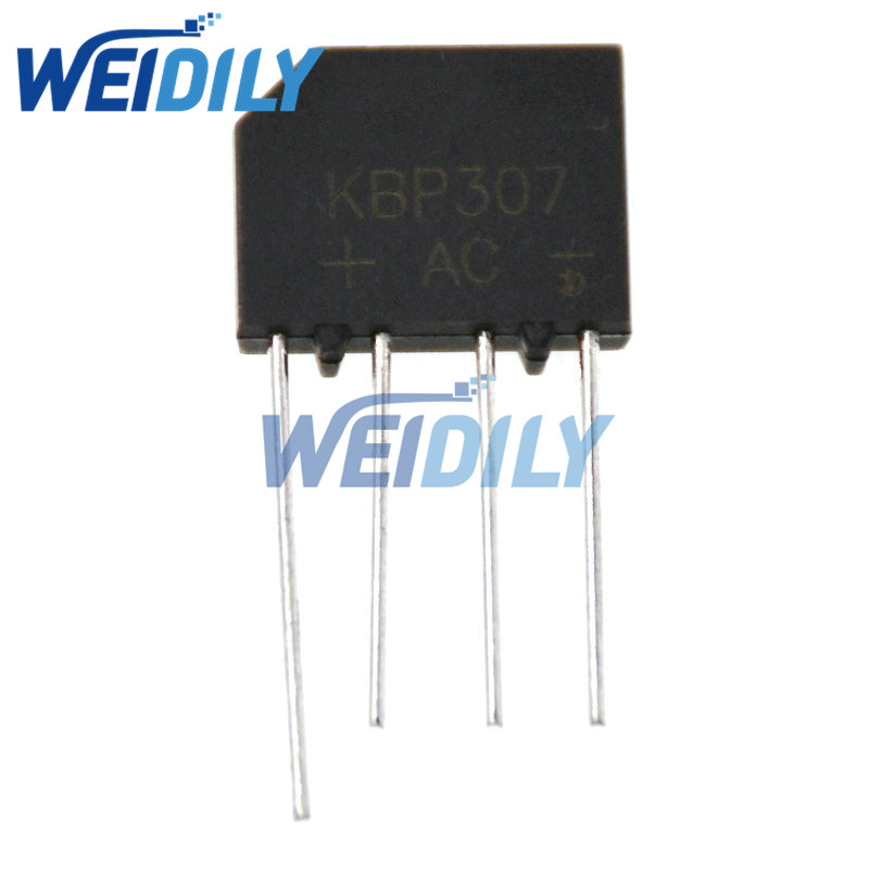10PCS KBP307 3A 700V Diode Bridge Rectifier kbp307 Bridge Rectifiers Wholesale