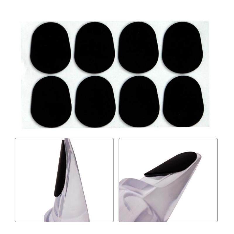 Wind Instrument Accessories 8pcs Alto Tenor Saxophone Clarinet Mouthpiece Cushions Patches Pads Black 0.8mm Thickness Malaysia