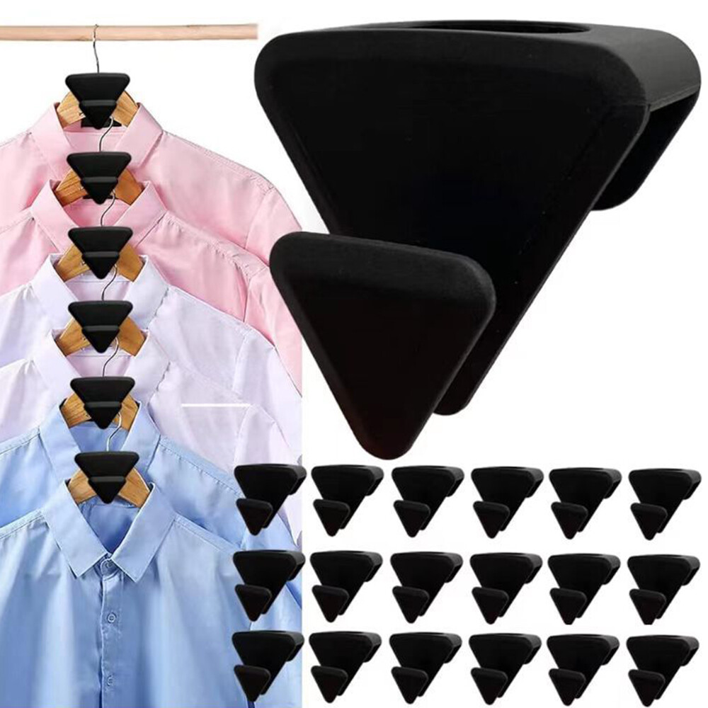 Wardrobe Clothes Hanger Connector Hooks Triangles Closet Extender Hangers Multifunction Cascading Space Saving Coat Hook