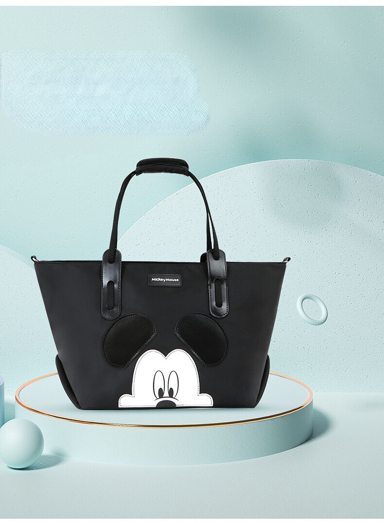 Disney Mickey Mouse Baby Diaper Tote Bag Maternity Mommy Bags Baby Stroller Bag With Hook Waterproof Multifunctional Storage Bag Lazada Singapore