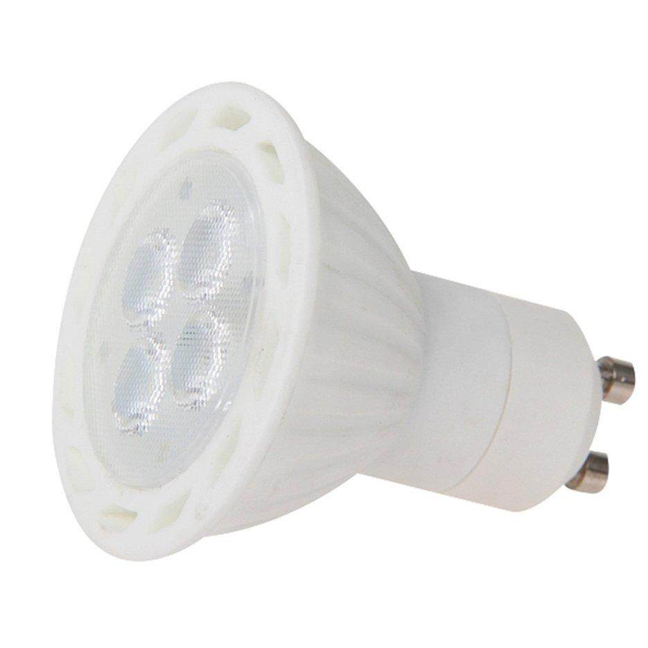 Nóng Người Bán 10 x Gốm GU10 4 W 4 SMD3030 Đèn LED Sáng Trắng Ấm/Trắng Ngày