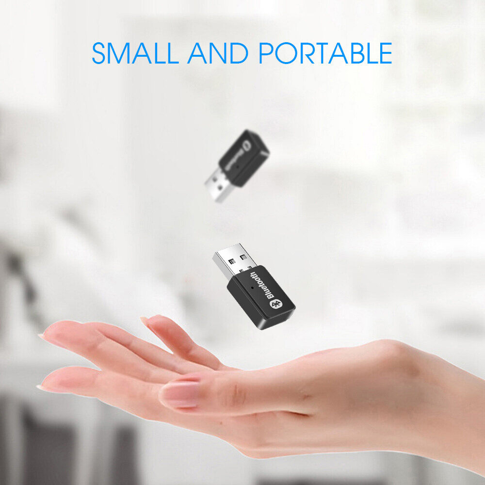 Bộ Phát Bluetooth JTKE, Âm Thanh Nổi Di Động, Bộ Chuyển Đổi USB Không Dây 5.0 Cho Máy Tính Để Bàn Sang Tai Nghe/Loa Bluetooth