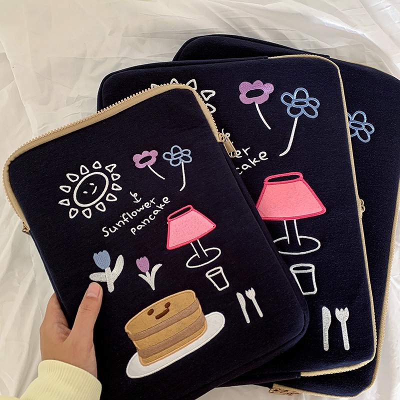 Bei Bao Bao Cartoon cute tablet 11 inch/13/15 inch notebook sleeve computer bag love cake shockproof thin computer bag