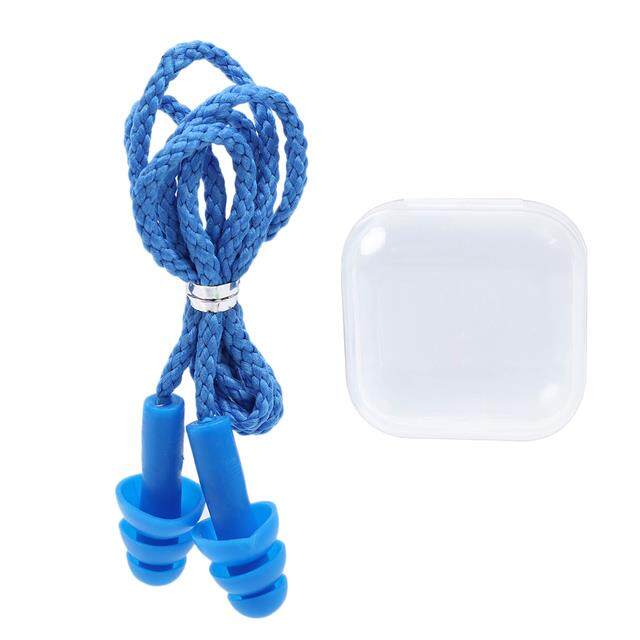 【CW】 Anti lost Ear Plug Silicone Earplugs Protection Noise Reduction