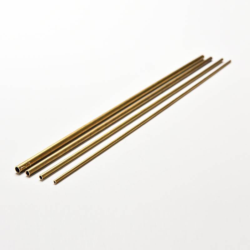 ZHUYUN Brass Tube Pipe Tubing Round Inner 2mm 3mm 4mm 5mm Long 300mm Wall 0.5mm