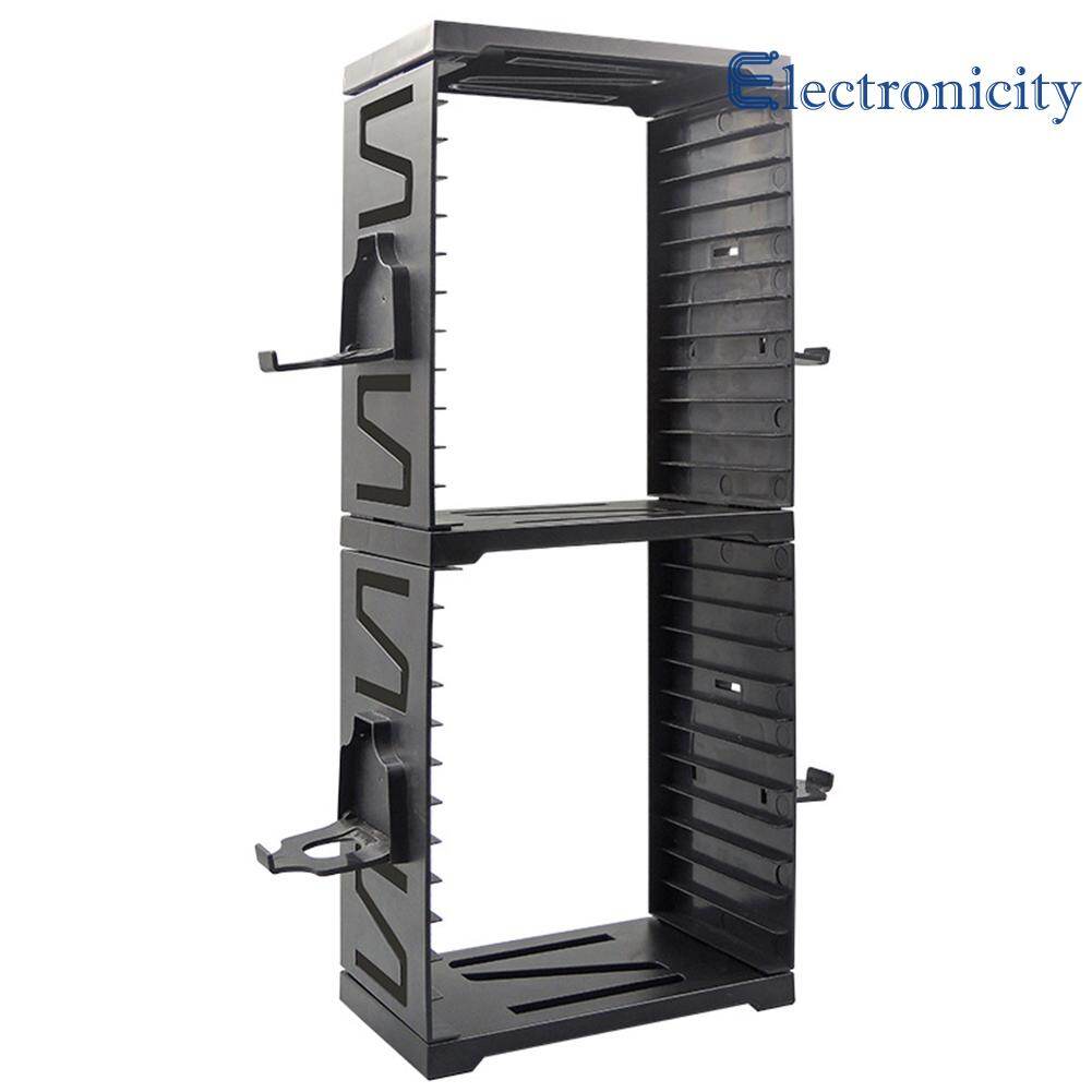 24 Games Disc Storage Tower Holder Controller Bracket for PS5/PS4/Switch