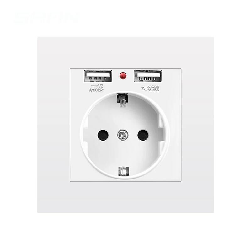 BÁO GIÁ PHÍCH CẮM ĐIỆN QUANG PC 2A-02 (CHÂN TRÒN) | Shopee Lazada Sendo Tiki mới nhất 60 Ổ Cắm Điện Tiêu Chuẩn EU Có Cổng USB Cho Gia Đình Ổ Cắm Usb Kép 5V 2A PC Ổ Cắm Gắn Tường Loại Bảng 86 Đèn LED Thông Minh Bật/Tắt Ổ Cắm 16A 220V