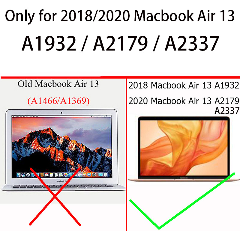 Bảo Vệ Màn Hình Trong Suốt Cao, Màng Nhựa Mềm Cho Macbook Air M1 A2337 A2179 A1932