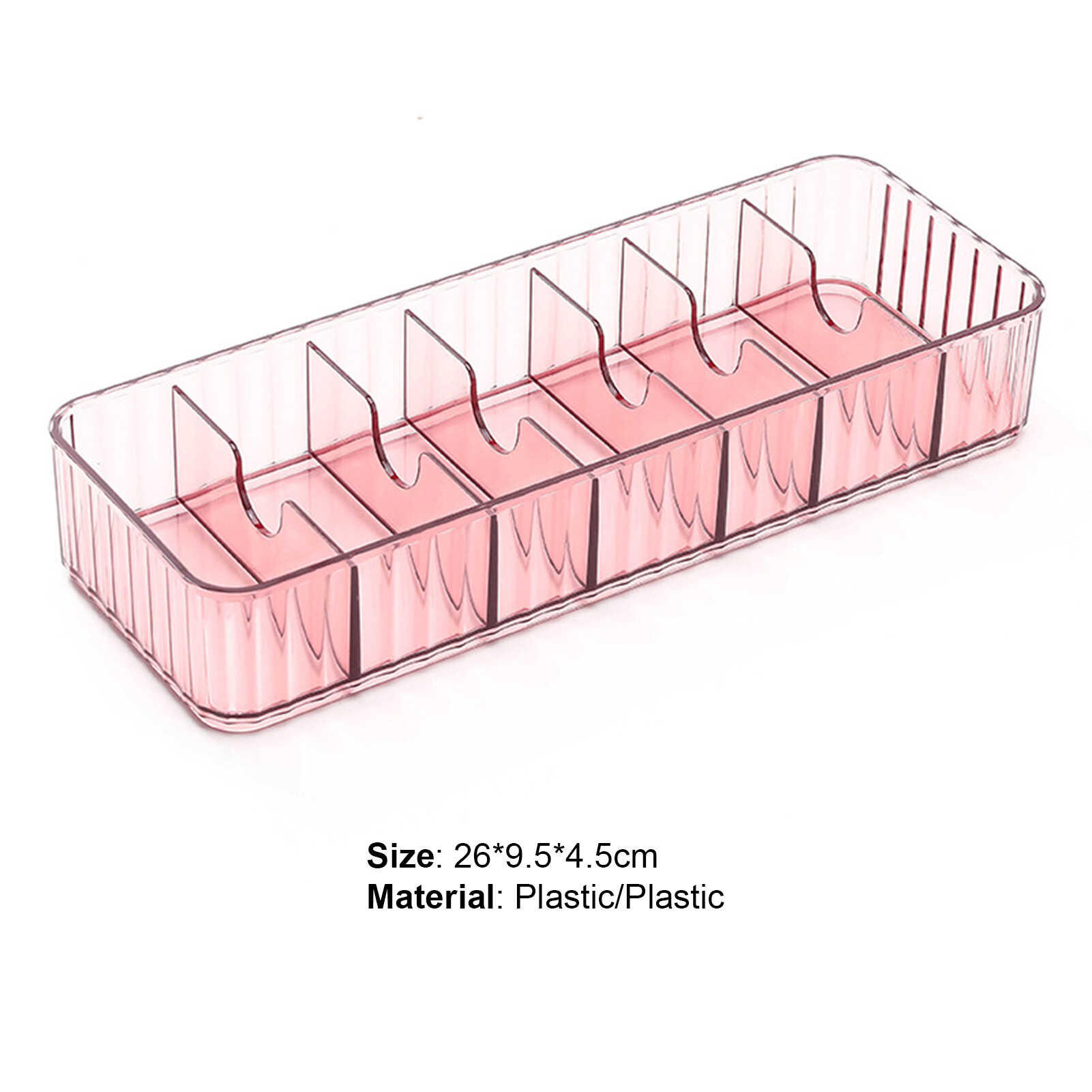 Laca Anti-shock Universal Cable Storage Box Plastic Individual Grid Multi-use Cable Storage Holder for Home