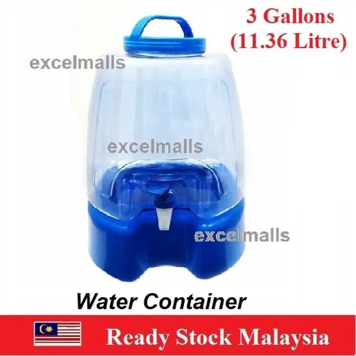 drinking water container with tap