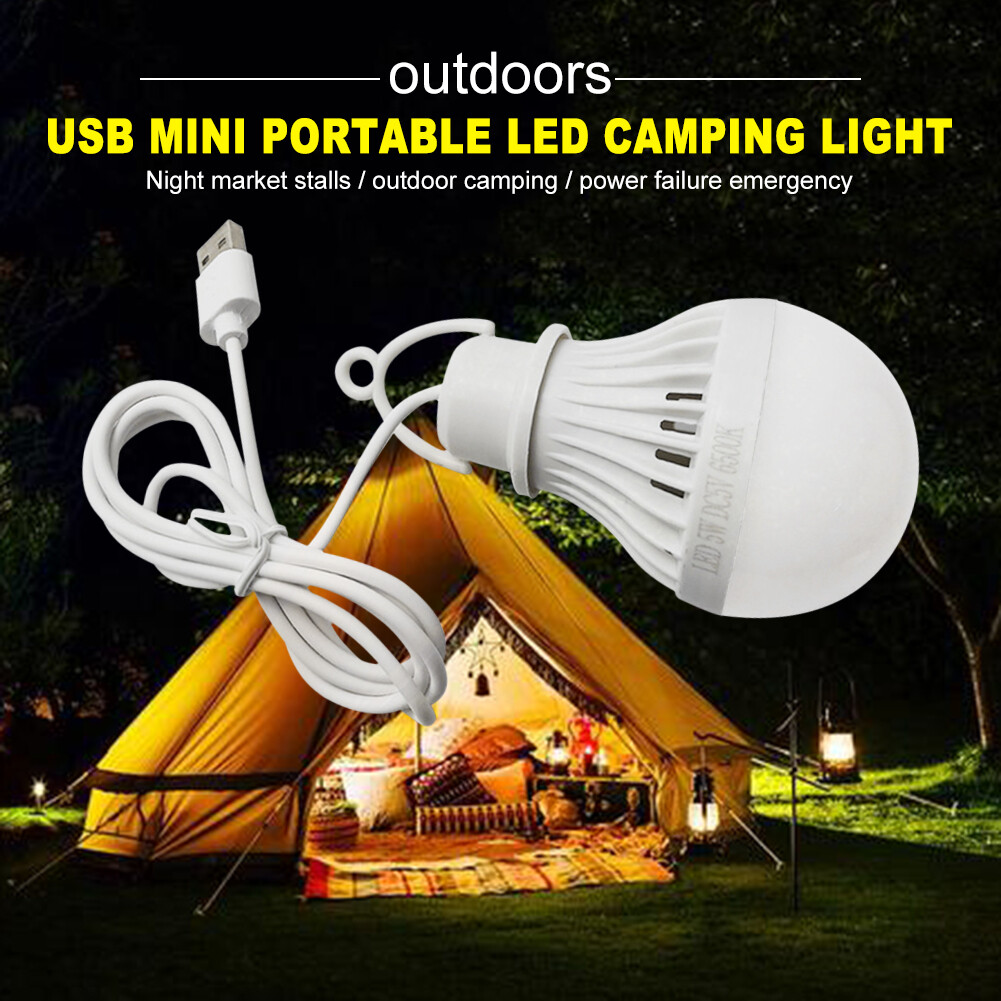 Bóng Đèn LED Lều Cắm Trại Mini Tiện Dụng, Đèn Đọc Sách Khẩn Cấp Khi Lái Xe
