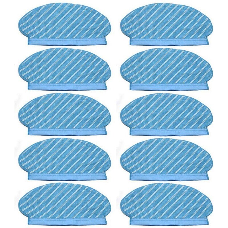 10Pcs Mop Cloth Pads Set for Ecovacs Deebot Ozmo 920 950 Vacuum Cleaner Parts Replacement Home Accessories
